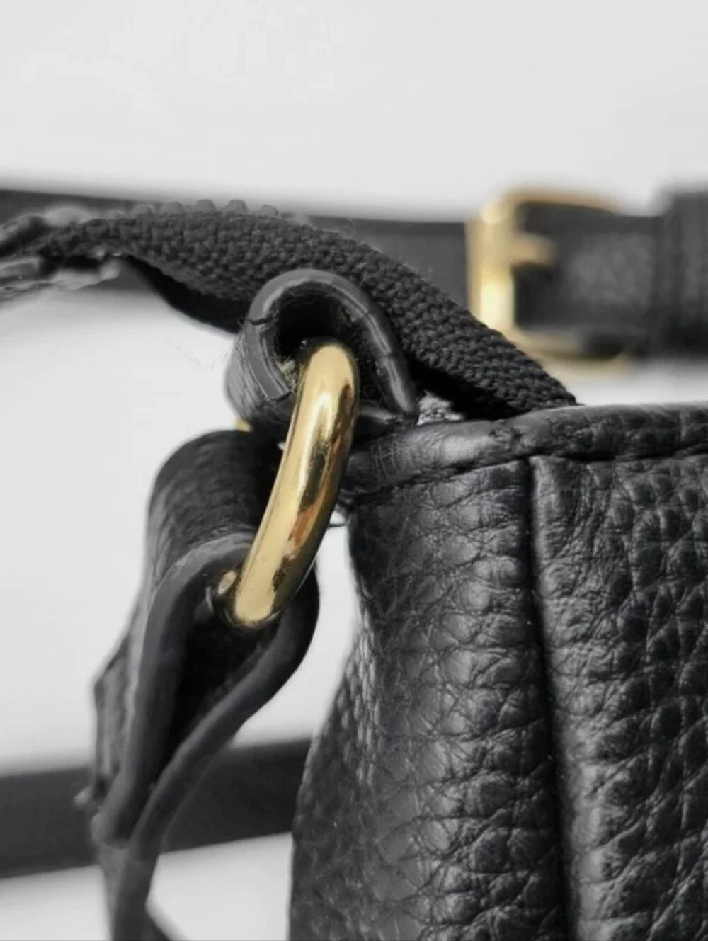 Nanette Lepore Black Faux Leather Purse/Bag Zip Top Close Coin Pouch Attached